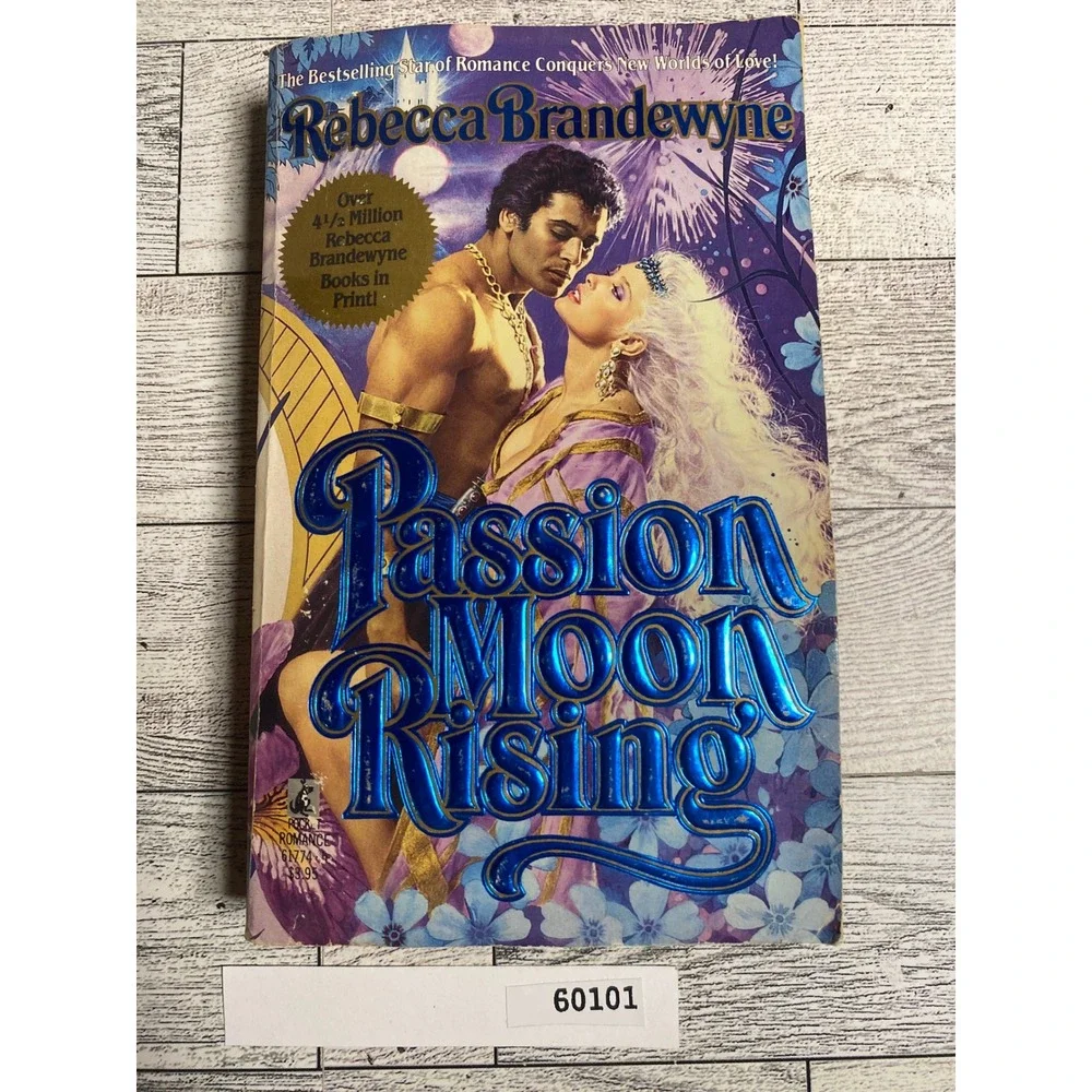 Passion Moon Rising Rebecca Brandewyne Paperback Romance 1988 1st‎ Print Ex-Lib